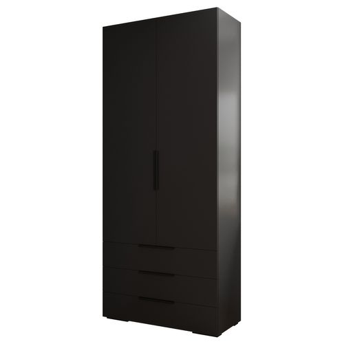 Armoire Inova 1 100/47/236,7 2 Portes (noir)