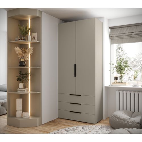 Armoire Inova 1 100/47/236,7 2 Portes (cachemire)