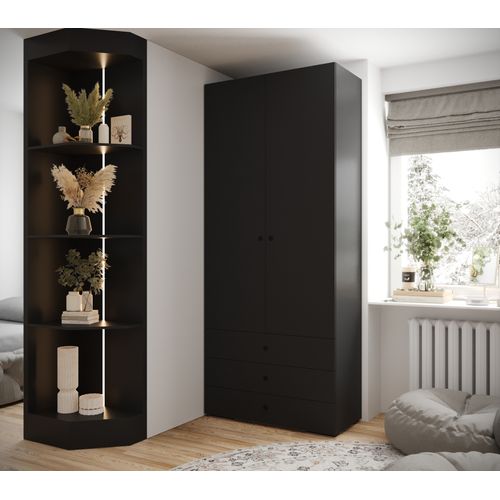 Armoire Inova 2 100/47/236,7 2 Portes (noir)