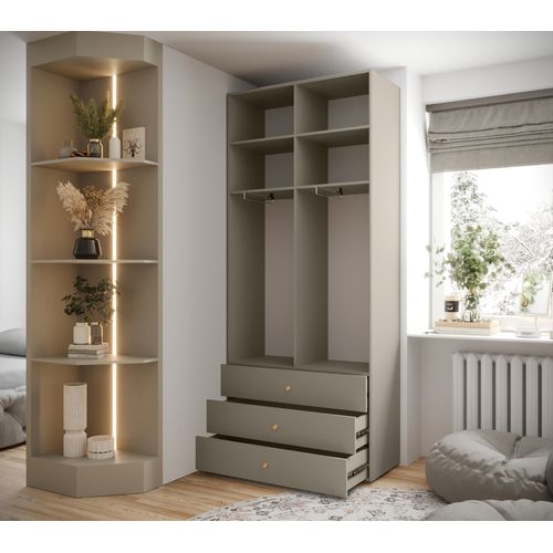 Armoire Inova 2 100/47/236,7 2 Portes (cachemire)