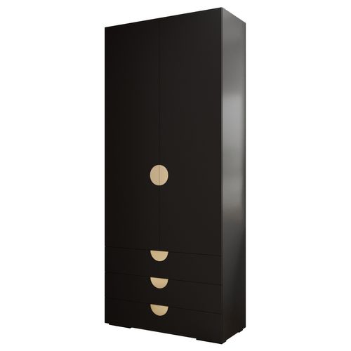 Armoire Inova 3 100/47/236,7 2 Portes (noir)