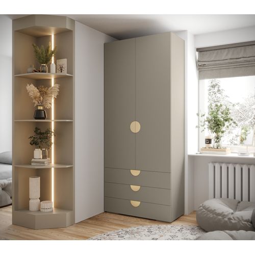Armoire Inova 4 100/47/236,7 2 Portes (cachemire)
