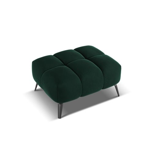 Pouf Nalu En Velours Bouteille Verte