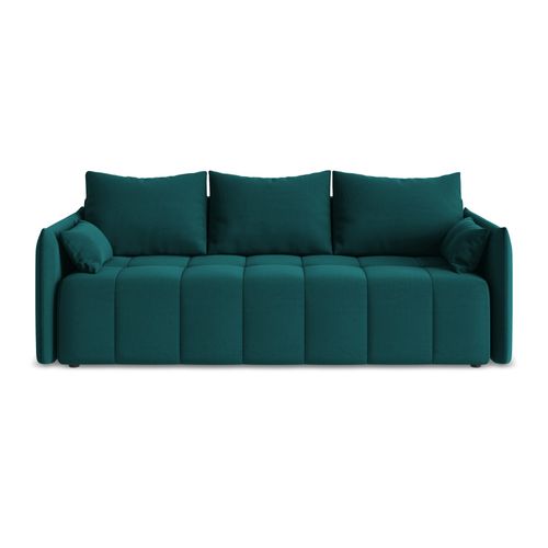 Canapé 3 Places Convertible Moku En Velours Marin