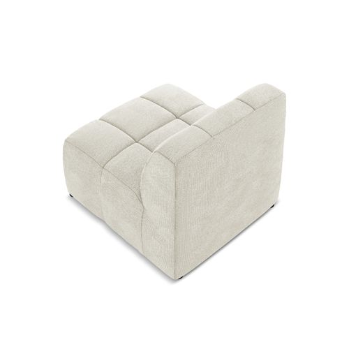 Fauteuil Pour Canapé Modulable Aloha En Tissu Bouclette Sable