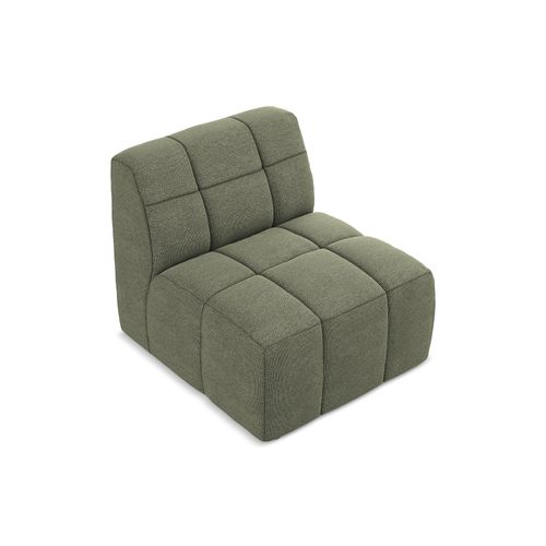Fauteuil Pour Canapé Modulable Aloha En Tissu Bouclette Olive