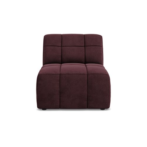 Fauteuil Pour Canapé Modulable Aloha En Velours Bourgogne