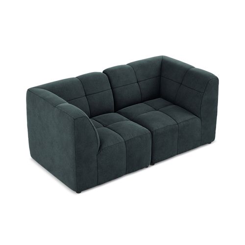 Canapé Modulable 2 Places Aloha En Velours Marin