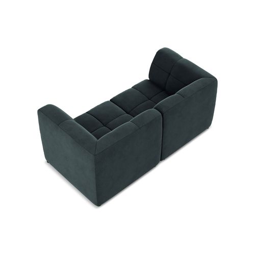 Canapé Modulable 2 Places Aloha En Velours Marin