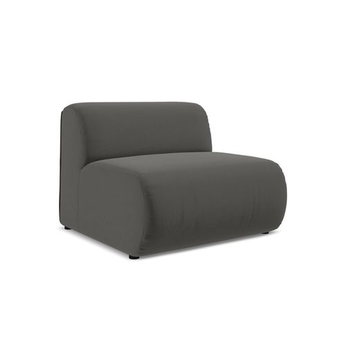 Fauteuil Pour Canapé Modulable Ekahi En Velours Acier