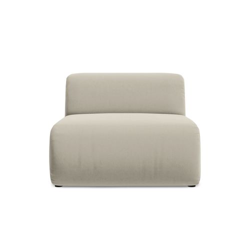 Fauteuil Pour Canapé Modulable Ekahi En Velours Perle