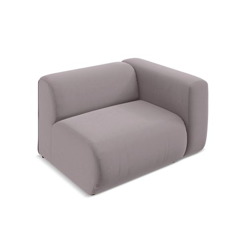 Module Avec Accoudoirs Droit Ekahi En Velours Lavande