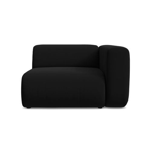 Module Avec Accoudoirs Droit Ekahi En Velours Noir