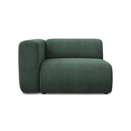 Module Avec Accoudoirs Gauche Ekahi En Tissu Chenille Vert