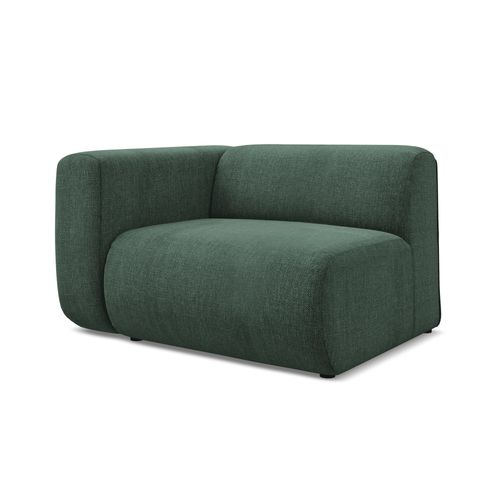 Module Avec Accoudoirs Gauche Ekahi En Tissu Chenille Vert