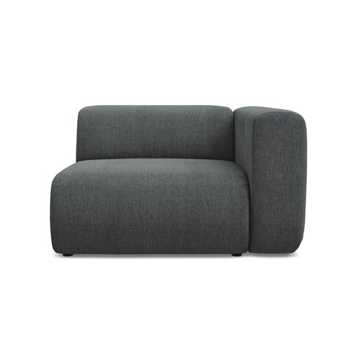 Module Avec Accoudoirs Droit Ekahi En Tissu Chenille Graphite