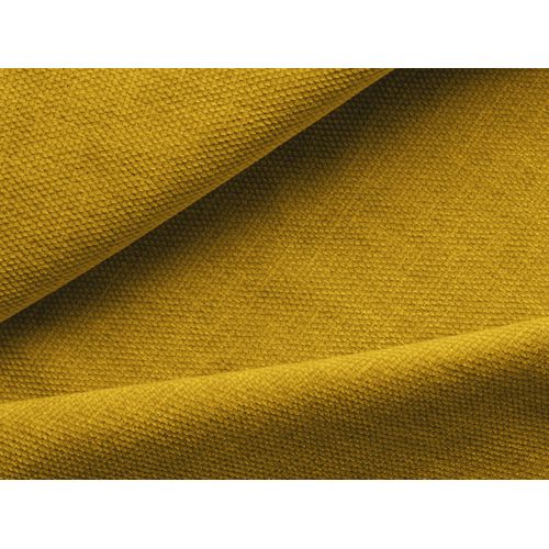 Canapé D'angle Modulable Ekahi En Tissu Chenille Moutarde