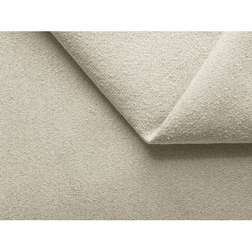 Module Avec Accoudoirs Droit Ailani En Tissu Bouclette Beige Clair