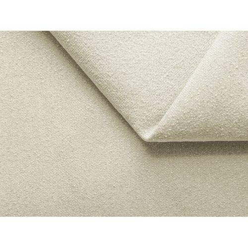Module Avec Accoudoirs Droit Ailani En Tissu Bouclette Blanc