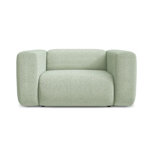 Fauteuil Ekahi En Tissu Texturé Vert Clair