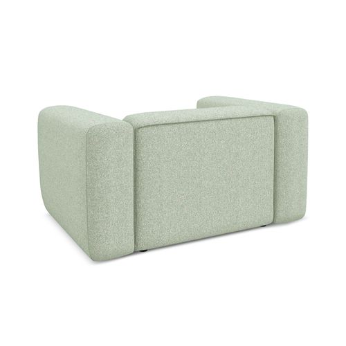 Fauteuil Ekahi En Tissu Texturé Vert Clair