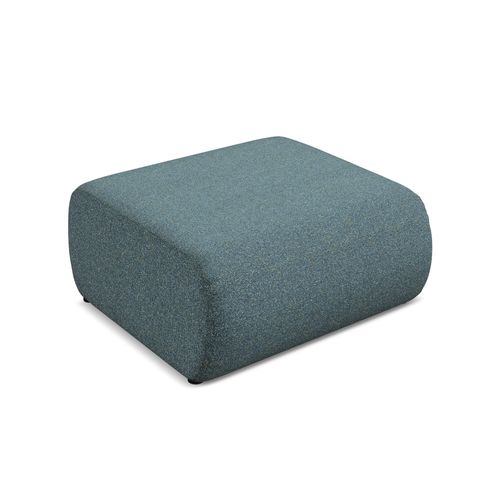 Pouf Ekahi En Tissu Texturé Jeans