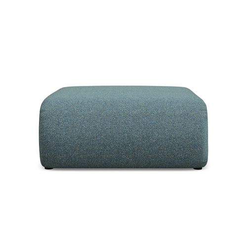 Pouf Ekahi En Tissu Texturé Jeans