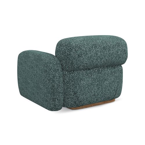 Module Avec Accoudoirs Droit Ailani En Tissu Texturé Jeans