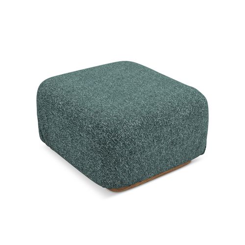 Pouf Ailani En Tissu Texturé Jeans