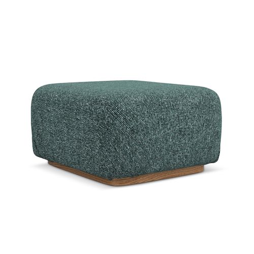 Pouf Ailani En Tissu Texturé Jeans