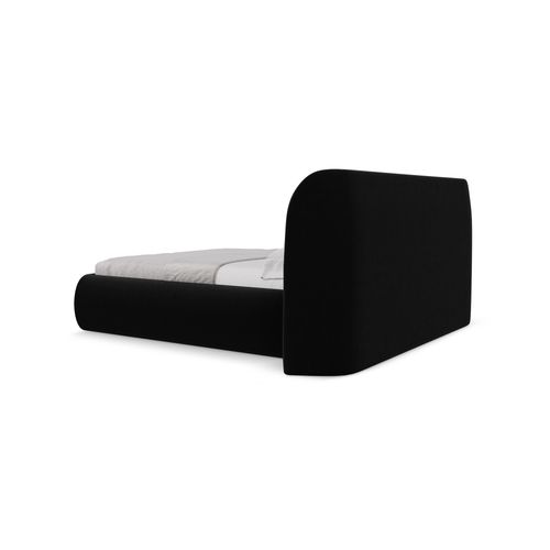 Lit Coffre Hauke 140x200 Cm En Velours Noir