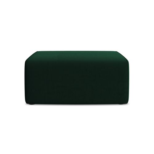 Pouf Kalea En Samt Bouteille Verte