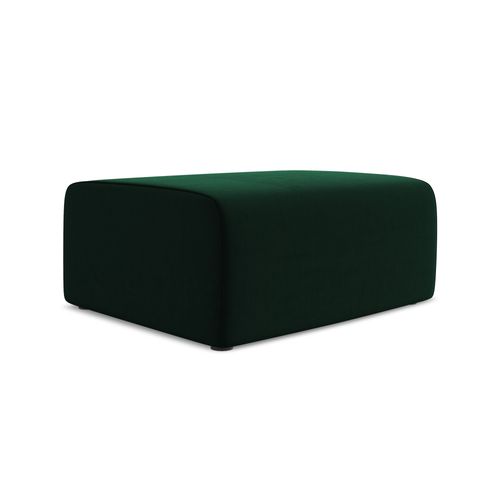 Pouf Kalea En Samt Bouteille Verte