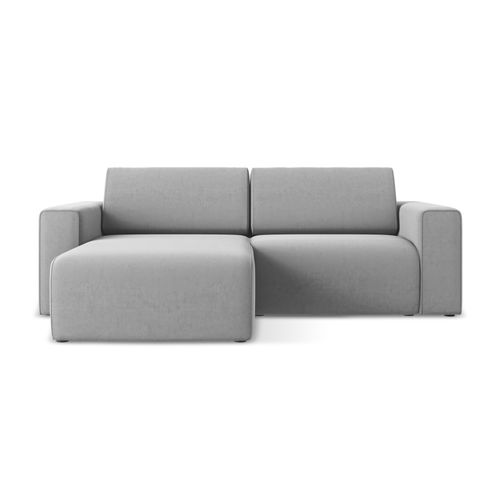 Canapé Modulable D’angle S Gauche Kalea En Samt Gris