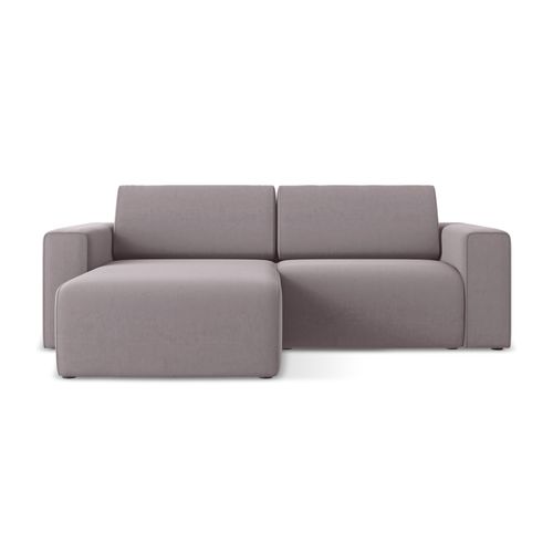 Canapé Modulable D’angle S Gauche Kalea En Samt Lavande