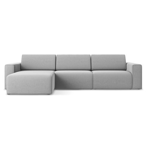 Canapé Modulable D’angle M Gauche Kalea En Samt Gris