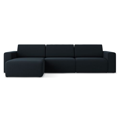Canapé Modulable D’angle M Gauche Kalea En Samt Bleu Royal