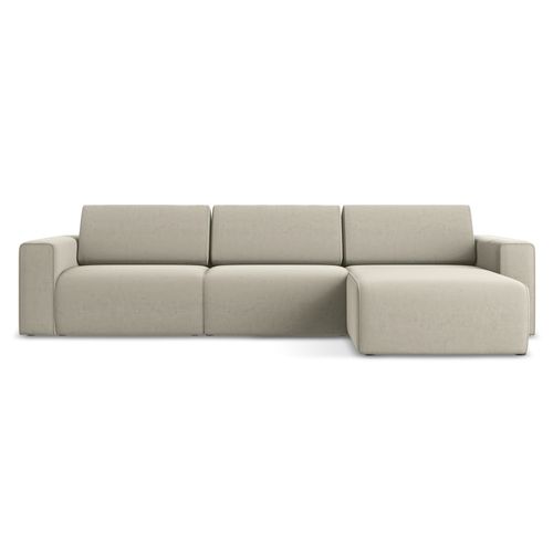 Canapé Modulable D’angle M Droit Kalea En Samt Perle