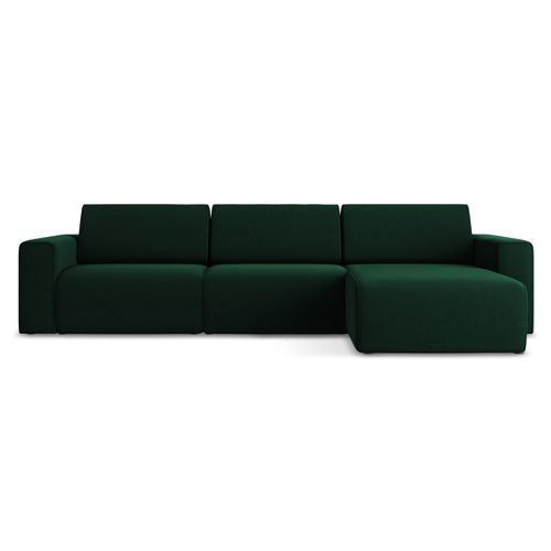 Canapé Modulable D’angle M Droit Kalea En Samt Bouteille Verte