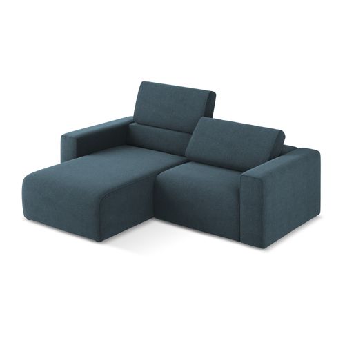 Canapé Modulable D’angle S Gauche Kalea En Tissu Texturé Jeans