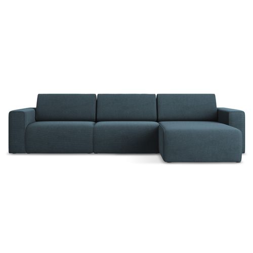 Canapé Modulable D’angle M Droit Kalea En Tissu Texturé Jeans