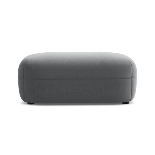 Pouf Moana En Velours Acier