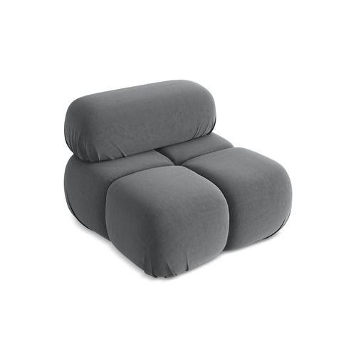 Fauteuil Lokua En Samt Acier