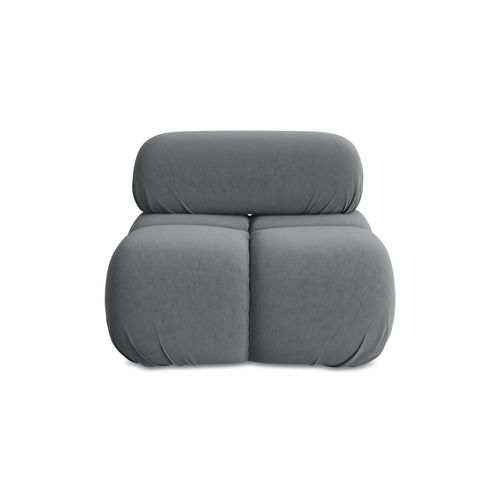 Fauteuil Lokua En Samt Acier