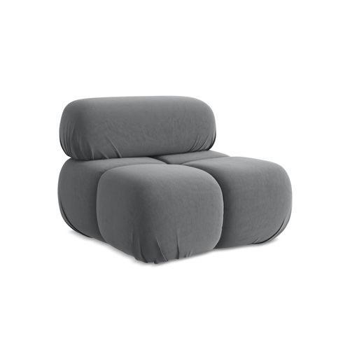 Fauteuil Lokua En Samt Acier