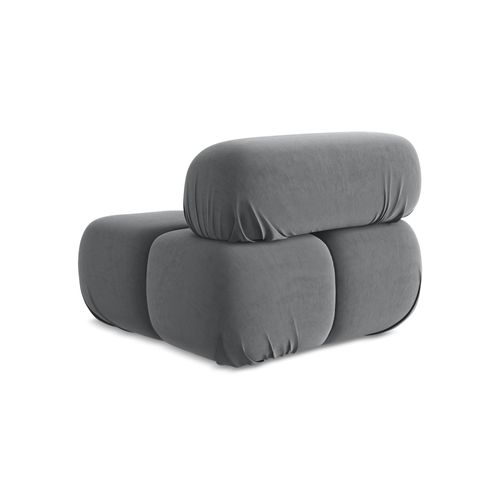 Fauteuil Lokua En Samt Acier