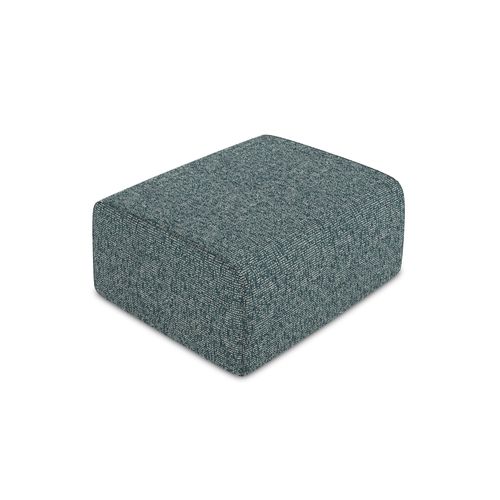 Pouf Kalea En Tissu Texturé Jeans
