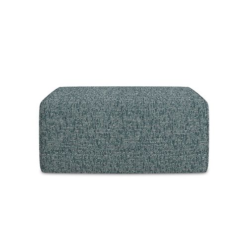 Pouf Kalea En Tissu Texturé Jeans