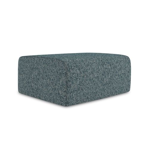 Pouf Kalea En Tissu Texturé Jeans