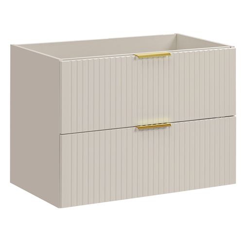 Meuble De Salle De Bain Suspendu Sous Lavabo Adel Cachemire 80 Cm